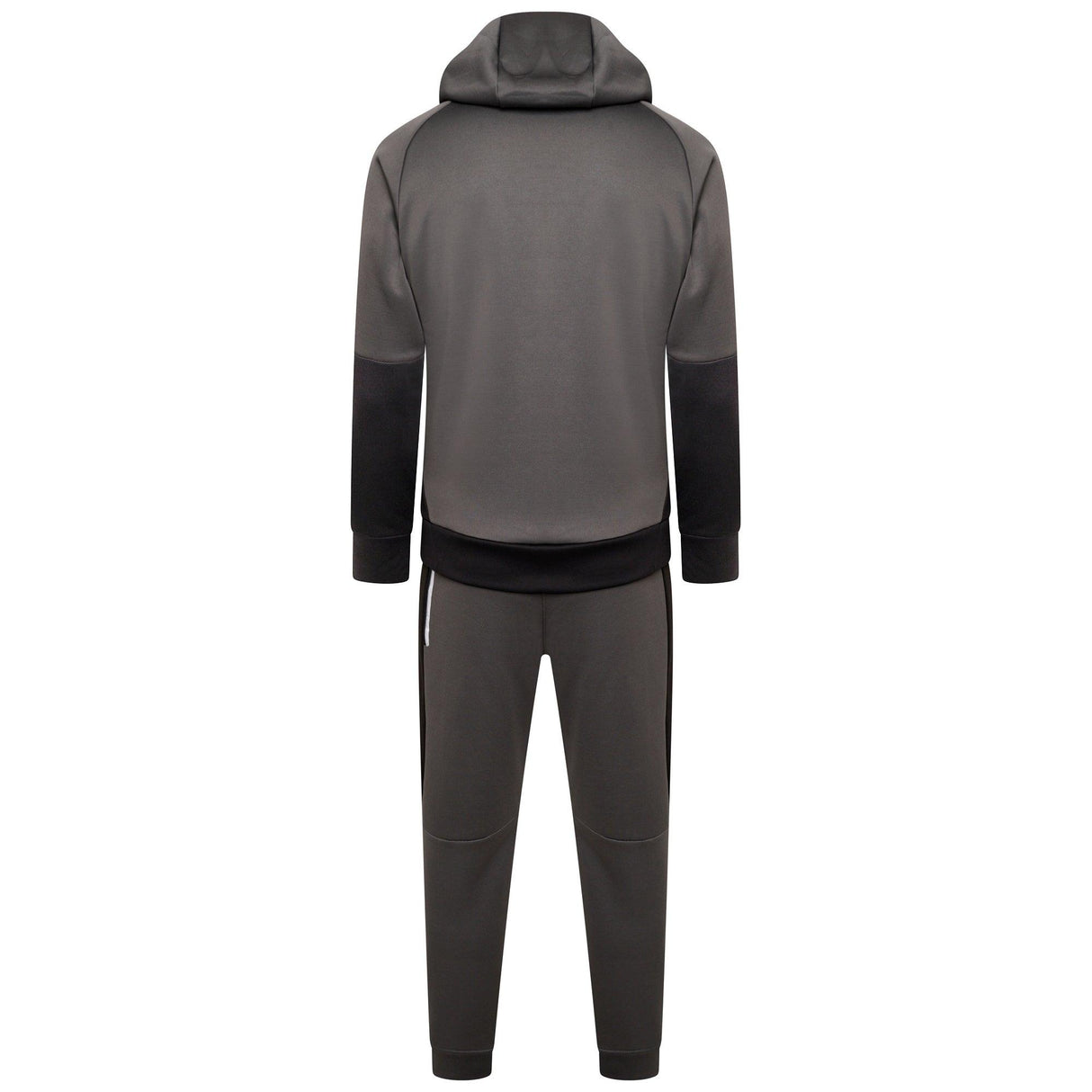 Mens Tracksuit Two Tone With Reflective Tap GREY/BLACK - AApex Store 