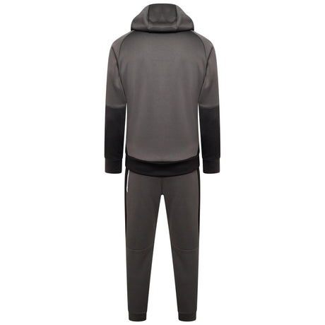 Mens Tracksuit Two Tone With Reflective Tap GREY/BLACK - AApex Store 