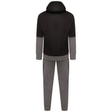 Mens Tracksuit Two Tone With Reflective Tap BLACK/GREY - AApex Store 