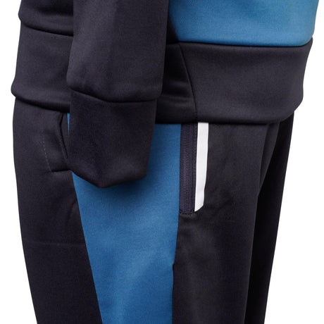 Mens Tracksuit Two Tone With Reflective Tap Blue/Navy - AApex Store 