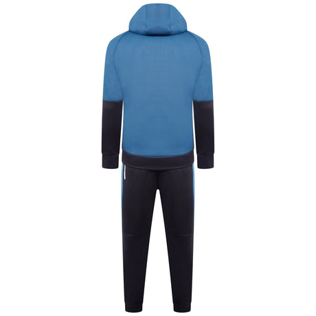 Mens Tracksuit Two Tone With Reflective Tap Blue/Navy - AApex Store 