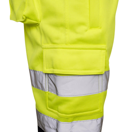 Hi Vis Shorts Work Wear Cargo Reflective - AApex Store 