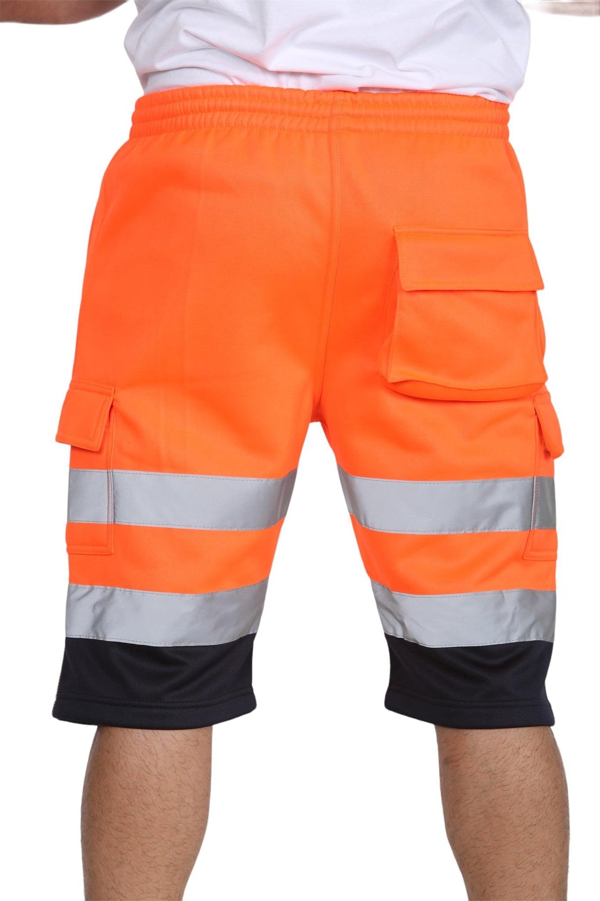 Hi Vis Shorts Work Wear Cargo Reflective - AApex Store 