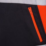 High Vis 4 Pockets Pullover Hoodie - Orange / Navy - AApex Store 