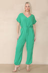 Tie Waist Stylish Harem Jumpsuit - AApex Store 