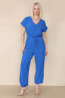 Tie Waist Stylish Harem Jumpsuit - AApex Store 