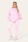 Oversized Ruched Sleeves Hoodie With Satin Ribbon - AApex Store 