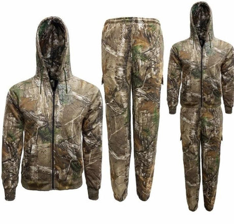 Men's Jungle Suit Jacket Hunting Fishing Coat Hoodie + Trouser - AApex Store 