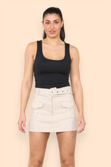 Belted Cargo Skorts - AApex Store 