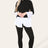 Peplum Frill Neck Suit Pleated Lounge Wear Set - AApex Store 