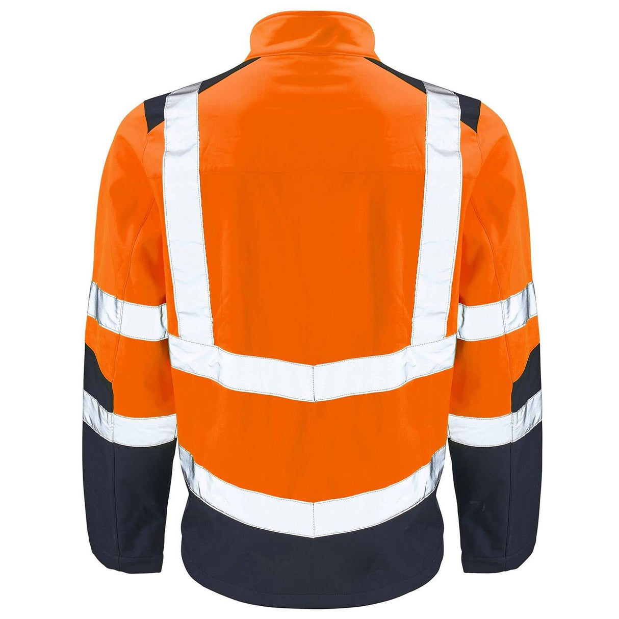 High Vis Softshell Jacket Orange/Navy - AApex Store 