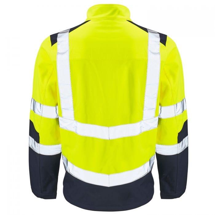 High Vis Softshell Jacket Yellow/Navy - AApex Store 