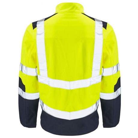 High Vis Softshell Jacket Yellow/Navy - AApex Store 