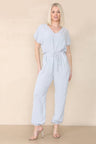 Tie Waist Stylish Harem Jumpsuit - AApex Store 